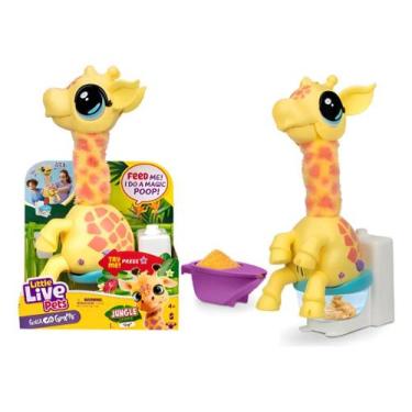 Imagem de Pelúcia Little Live Pets Girafa Canta Imita Dança Faz Cocô