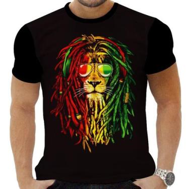 Imagem de Camiseta Camisa Personalizada Animal Felino Leão Selva 3 - OBDS, INF 1