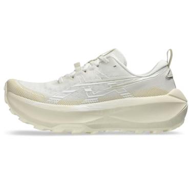 Imagem de ASICS Tênis de corrida masculino Trabuco Max 4, Creme/Branco, 45