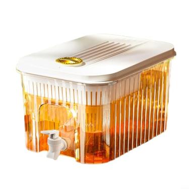 Imagem de 5L Portable Juice Dispenser Jug with Filter Mesh Design - Ideal Lemonade, Juice, Parties - Leak-Proof Cold Water Pitcher with Detachable Base(5L w/Filter)