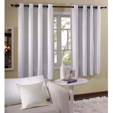Imagem de Cortina Premium Branca Rustica 2,00 x 1,80 - Admirare