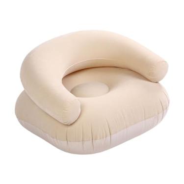 Imagem de Zerodis Saco de Feijão Inflável Cadeira Sacos de Feijão sofá Preguiçoso Dobrável Cadeira Inflável Portátil para Adultos Crianças Terno para Dormitório Sala de Jogos Sala de Estar Quarto Saco de