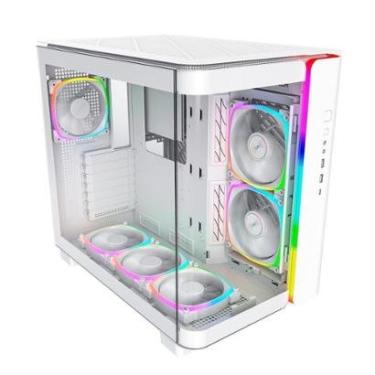 Imagem de Gabinete Gamer Montech King 95 Pro, Mid-Tower, Vidro Duplo Temperado, Branco - KING95PWH-Unissex
