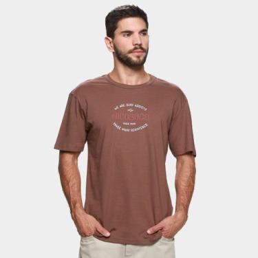 Imagem de Camiseta Nicoboco Lush Masculina, Marrom, GG