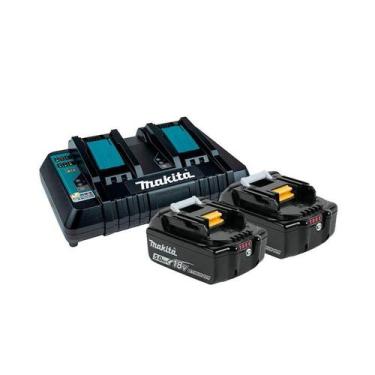 Imagem de Kit 2 Baterias 5Ah 18V Bl1850B + Carregador Duplo Dc18Rd - Makita