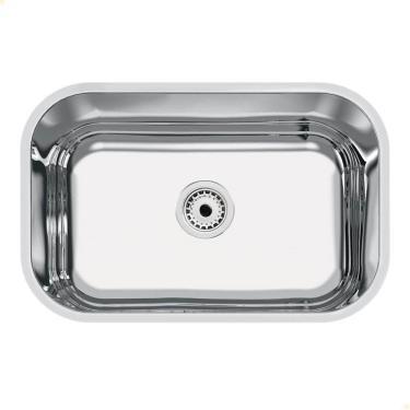 Imagem de Cuba Tramontina Lavínia 47x30 Cm Standard Em Aço Inox Polido 47 Bl Com Válvula 94083507