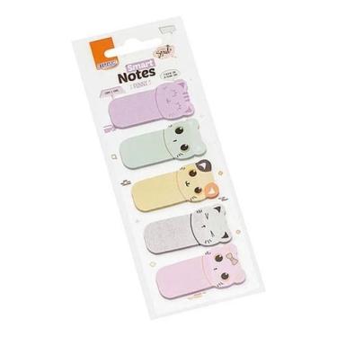 Imagem de Marcador De Pagina 23x45mm Funny Gatos Smart Notes 25fls - BRW