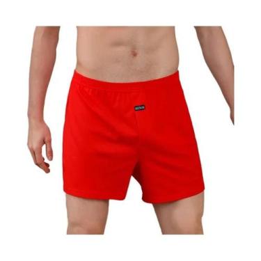 Imagem de Cuecas Boxer Masculinas De Algodão Respirável Com Cintura Alta, Ajuste