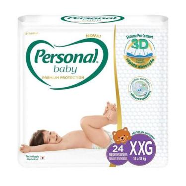 Imagem de Fralda personal baby premium xxg/24 unidades 14 á 18kg