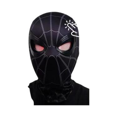 Imagem de Máscara Luminosa Do Homem-Aranha Para Halloween Com Movimento De Olhos