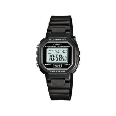 Imagem de Relógio Casio Retrô Infantil Digital LA20WH 1ADF Resina LED Alarme Cro