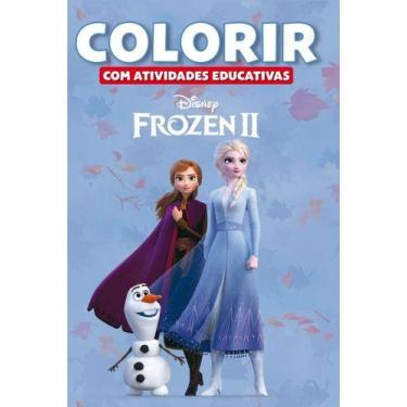 Imagem de Colorir atividades educativas princesas disney - frozen 2 - RIDEEL