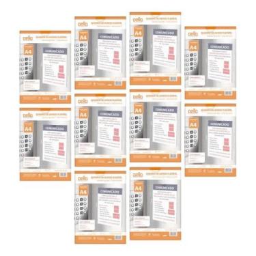 Imagem de 10 Quadro Mural Avisos Display Transparente De Parede A4 - Dello