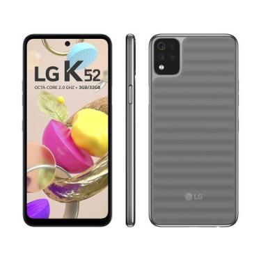 Imagem de Smartphone LG K52 64GB Cinza 4G Octa-Core 3GB RAM Tela 6,6 Câm. Quádru