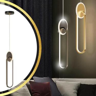 Imagem de Luminária Lustre 183cm LED 24 Watts Pendente Teto KJDD-L-005-PAI - Gim