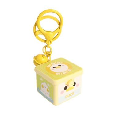 Imagem de Chaveiro Cute Duck Surprise Box Desenho Animado de Astronauta - yiweis