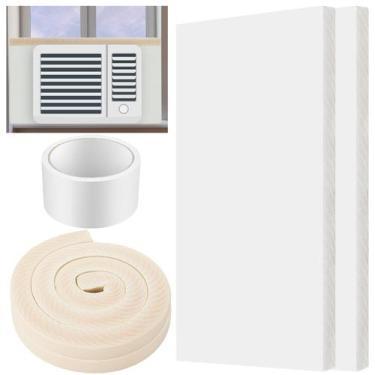 Imagem de Kit de painéis de espuma isolados para ar condicionado de janela Pangd
