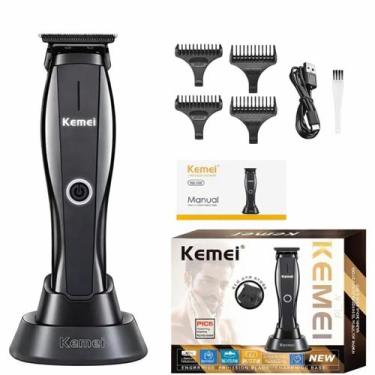 Imagem de Aparador De Cabelo E Barba Kemei 2295 Sem Fio Alta Performance Entrega