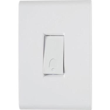Imagem de Conjunto 4x2 com 1 Pulsador Campainha 10A 250V Liz Tramontina
