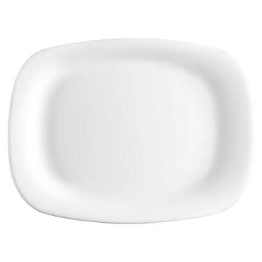 Imagem de Bormioli Rocco Grangusto Prato Raso 2X28X20Cm Vidro Temperado Branco 6