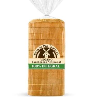 Imagem de Pão Integral Vegano 100% Integral 500g Casa do Pão Integral