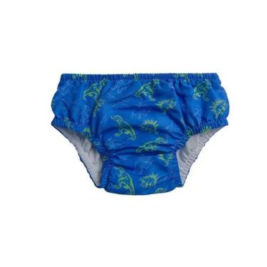 Imagem de Sunga Eco Kids Place de Desfralde Dinossauros Colorido, Branco, 24M