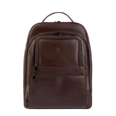Imagem de Mochila masculina de couro italiano para notebook 17" Arthur - - Vira 