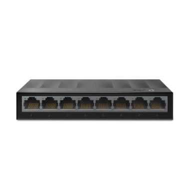 Imagem de Switch Gigabit de Mesa 8 Portas TL-LS1008G 10-100-1000Mbps sem Ventoinha Comutação 16Gbps TP-Link