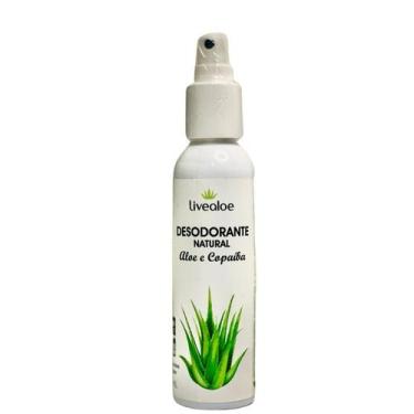 Imagem de Desodorante Natural Vegano Aloe e Copaíba 120ml Livealoe