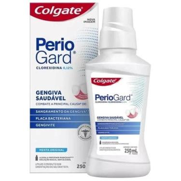 Imagem de Enxaguante Antisséptico Bucal Colgate Periogard Sem Álcool 250ml Menta