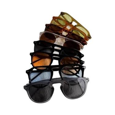 Imagem de Óculos De Sol Unissex Vintage Oval Estilo Punk Steampunk Com Rebites P