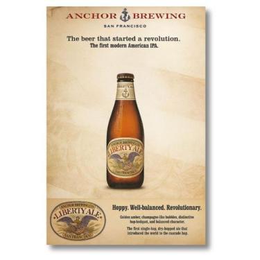 Imagem de Poster Cartaz Anchor Brewing Bebida Para Emoldurar 43cm - Armazm WEB, 
