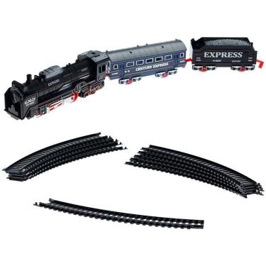 Imagem de Locomotiva Trem Classic a Pilha com Luzes e Movimento Automático para Crianças Art Brink