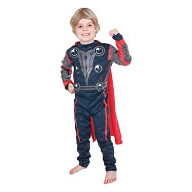 Imagem de Fantasia Thor Infantil Longa Completa Com Capa Rubies P 3, 4