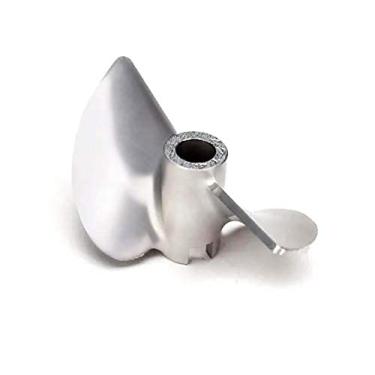 Imagem de RC Boat hélice de metal de 2 lâminas 4 mm de diâmetro P1.4 40 mm – esquerda
