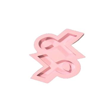 Imagem de Confeitaria dos Moldes, R206 Molde de silicone laço outubro azul novembro rosa resina decorar