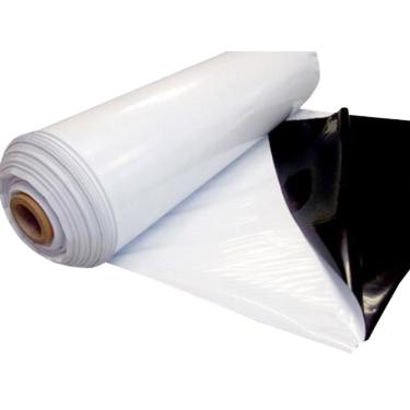 Imagem de Lona Preta E Branca Dupla Face 200 Micras Silagem 6x6