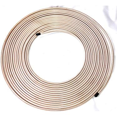 Imagem de 15 m. Rolo de tubos de linha de freio de níquel de cobre de 1/4"