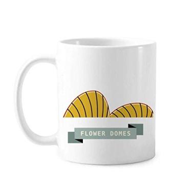Imagem de Cingapura Flower Domes Caneca Marco Cerâmica Café Porcelana Utensílios de Mesa