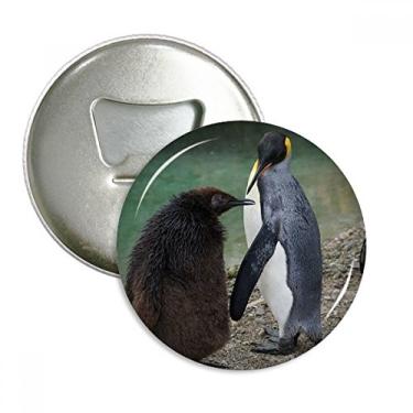 Imagem de Emblema multifuncional Sea Cold Antártica Ciência Natureza Abridor de Garrafas Ímã de Geladeira