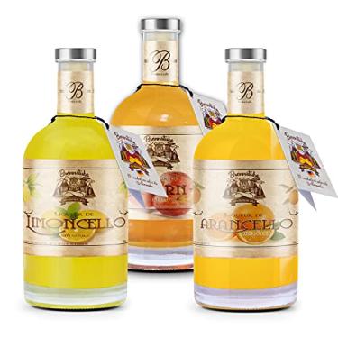 Imagem de Kit 3 Licores Artesanais Brennstube – Limoncello + Arancello + Apfelkorn – Receita Italiana e Alemã | Licores Premiados | 3x 500ml | Sem Glúten