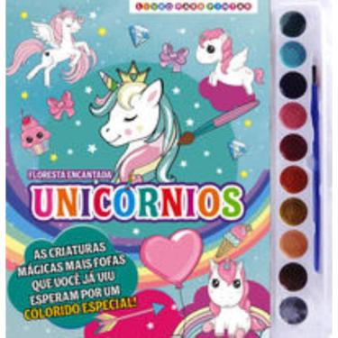 Imagem de Floresta Encantada Livro para Pintar com Aquarela