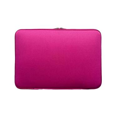Imagem de Capa Case Bolsa Notebook Slim Prática Reforçada Ziper Duplo - Pink Rosa 17 Polegadas
