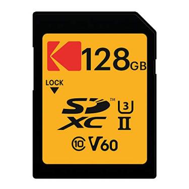 Imagem de Kodak Cartão de memória UHS-II U3 V60 Ultra Pro SDXC de 128 GB