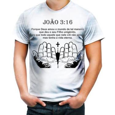Imagem de Camiseta Desgaste João 3 16 Jesus Te Ama 4K 1 - Kasubeck Store