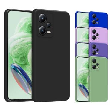 Imagem de Capa Capinha Case Compatível Xiaomi Redmi Note 12 Pro Silicone Aveludada Com Proteção De Câmera [NOBRE STORE] (ROSA PINK)