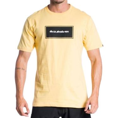 Imagem de Camiseta Quiksilver Omni Rectangle Masculino - Amarelo