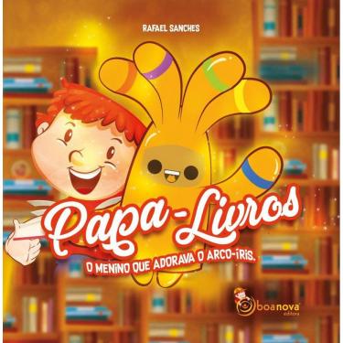 Imagem de Papa-livros o menino que adorava o arco-íris