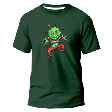 Imagem de Camiseta Algodão Premium Estampa Digital Monstro Com Doce - El Exquema
