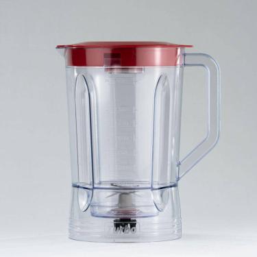 Imagem de 9819 - Copo Mondial L1000 L1100 Turbo Inox L1200 w Sangel (tampa Verm.)